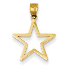14k Gold Star Charm hide-image