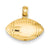 14k Gold Football Charm hide-image