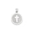 Reversible Cross & 1st Holy Communion Charm in 14k White Gold