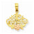 14k Gold Two-Tone #1 Grandma Pendant, Pendants for Necklace