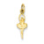 14k Gold Polished Ballerina Charm hide-image