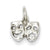 14k White Gold Solid Comedy/Tragedy Charm hide-image