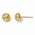 14k Yellow Gold Polished Post Earrings