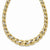 14K Yellow Gold & Rhodium Rhodium-Plated Polished and Satin Necklace