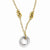 14K Two-Tone Polished and Diamond-Cut Necklace