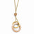 14K Two-Tone (Yellow & Rose) Polished Necklace