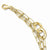 14K Yellow Gold Three Layer Polished Bracelet