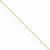 14K Yellow Gold Concave Open Figaro Chain