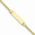 14K Yellow Gold Id Bracelet