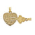 14k Gold Heart Charm hide-image