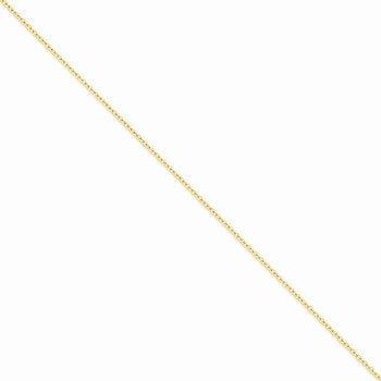 14K Yellow Gold Cable Chain
