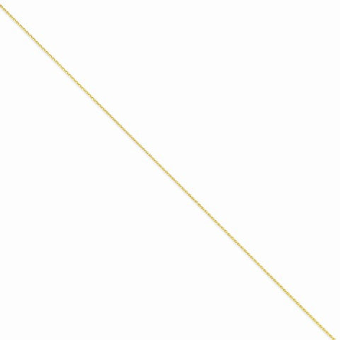 14K Yellow Gold Diamond-Cut Wheat Chain Bracelet