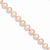 14K Yellow Gold 6-6.5Mm Pink Freshwater Onion Cultured Pearl Bracelet