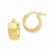 14k Yellow Gold Hoop Earrings