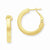 14k Yellow Gold Hoop Earrings