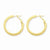 14k Yellow Gold Hoop Earrings