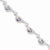 Sterling Silver Tennis Racket Bracelet