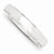 Sterling Silver Solid Polished Plain Slip-On Bangle Bracelet