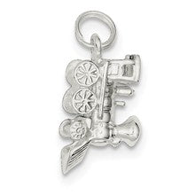 Sterling Silver Train Engine Charm hide-image