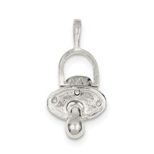 Sterling Silver Pacifier Charm hide-image