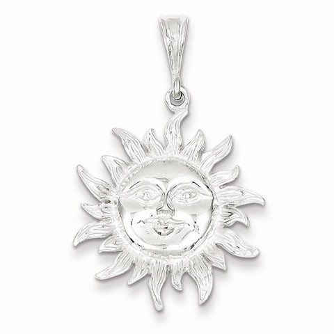 Sterling Silver Sun pendant, Classy Pendants for Necklace