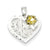Sterling Silver I Love You Heart Charm hide-image