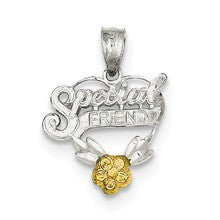 Sterling Silver Special Friend Heart Charm hide-image