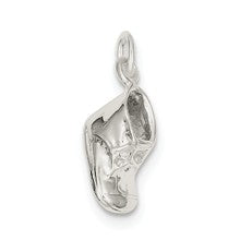 Sterling Silver Baby Shoe Charm hide-image