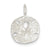 Sand Dollar Charm in Sterling Silver