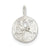 Sand Dollar Charm in Sterling Silver