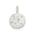 Sand Dollar Charm in Sterling Silver