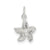 Starfish Charm in Sterling Silver