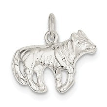 Sterling Silver Wolf Charm hide-image