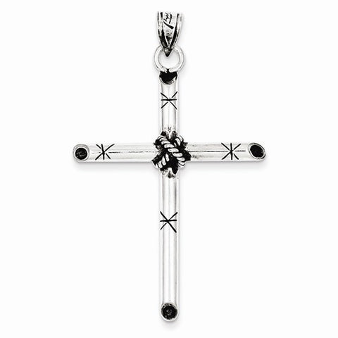 Sterling Silver Cross Pendant, Pretty Pendants for Necklace