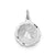 Wedding Bells Disc Charm in Sterling Silver