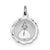 Sterling Silver Bridesmaid Disc Charm hide-image
