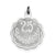 Sterling Silver 25th Anniversary Disc Charm hide-image