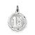 #1 Mom Disc Charm in Sterling Silver