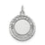 Sterling Silver Happy Graduation Disc Charm hide-image