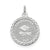 Sterling Silver Graduation Day Disc Charm hide-image