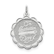 Sterling Silver On Graduation Day Disc Charm hide-image