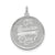 On Graduation Day Disc Charm in Sterling Silver