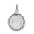 Sweet Sixteen Disc Charm in Sterling Silver