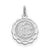 Happy Birthday Disc Charm in Sterling Silver