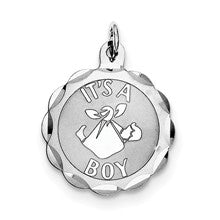 Sterling Silver Its a Boy Charm hide-image