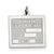 Sterling Silver Birth Certificate Charm hide-image