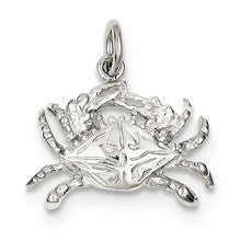 Sterling Silver Crab Charm hide-image