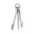 Sterling Silver Knife, Fork & Spoon Charm hide-image