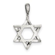 Sterling Silver Star of David Charm hide-image