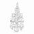Sterling Silver Cara Vaca Crucifix pendant, Adorable Pendants for Necklace